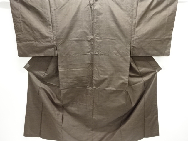 JAPANESE ENSEMBLE MENS KIMONO / DORO OSHIMA TSUMUGI